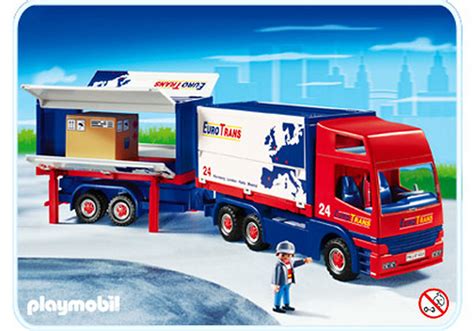 lkw playmobil|LKW mit Anhänger .